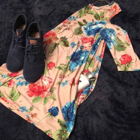 Voll Tops - Cold Shoulder Tunic / Swing Dress with Pockets